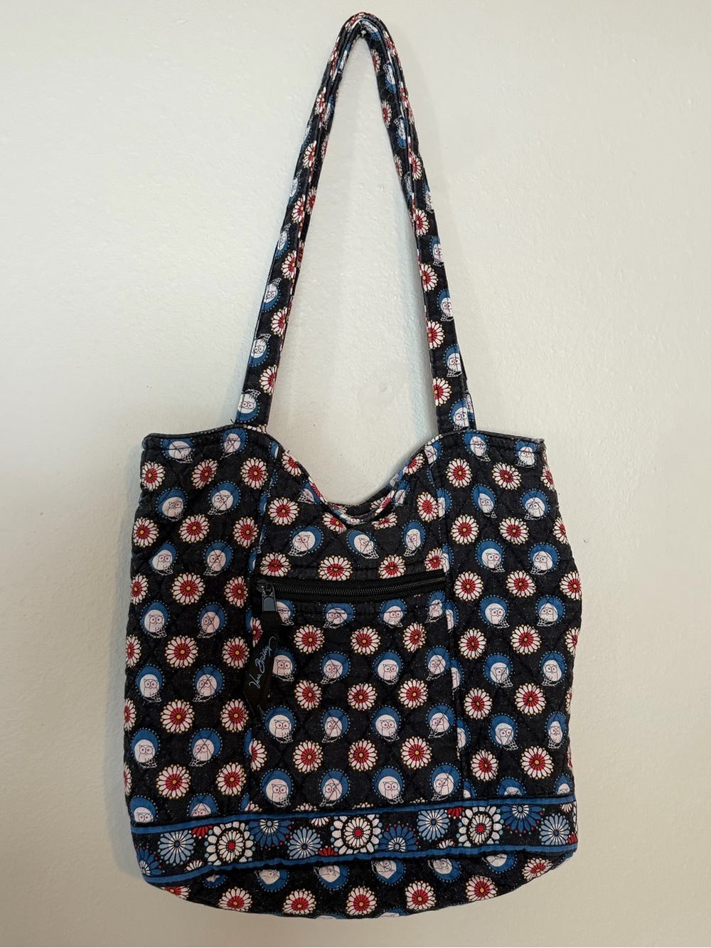 Vera Bradley Tote Purse Night Owl Pattern
